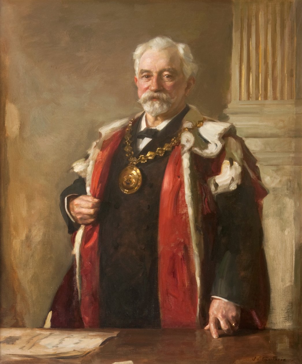 السير تشارلز باري (1840-1912) بواسطة جيمس جوثري