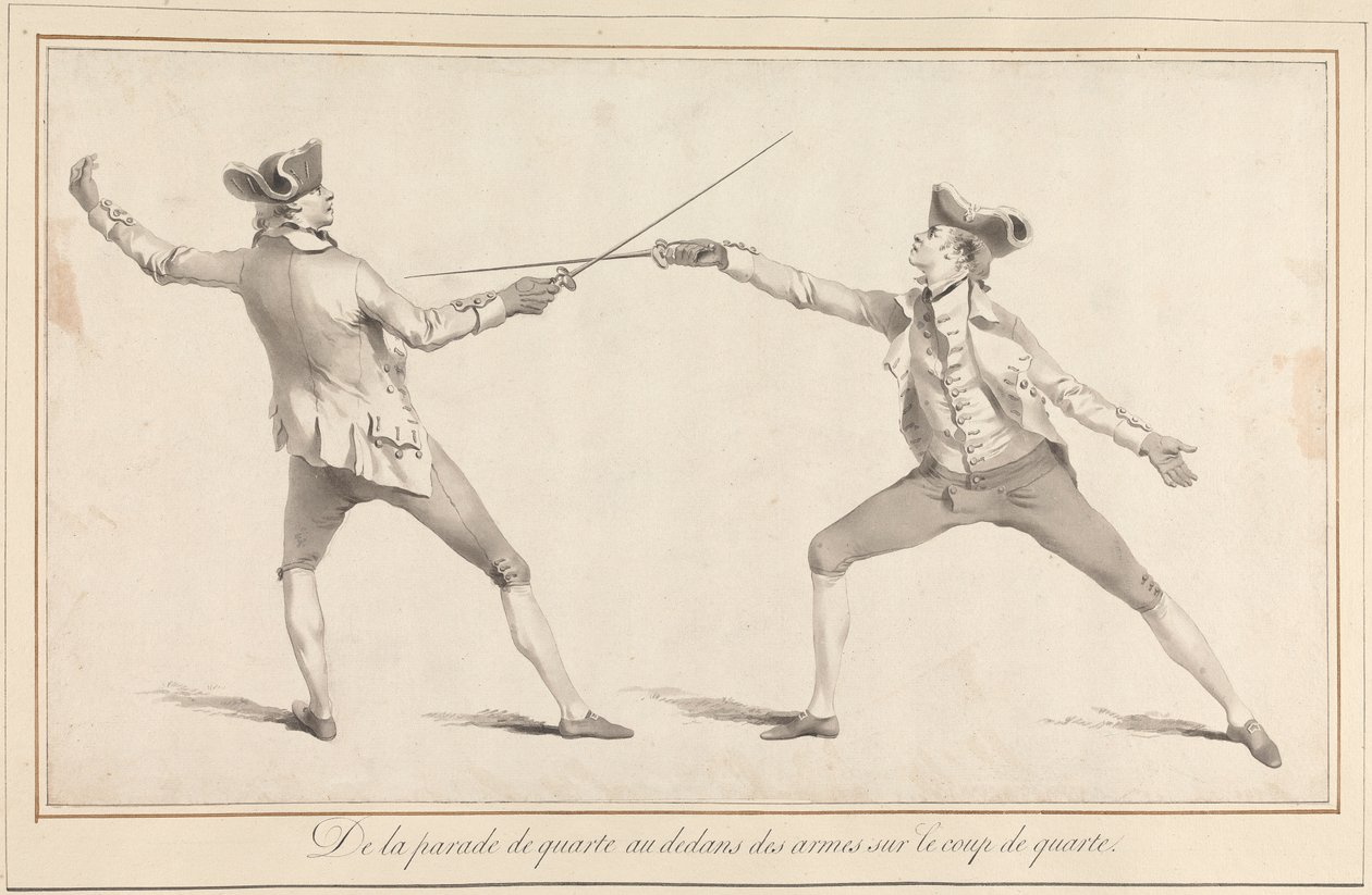 من Parry of Quarte Inside the Arms on the Coup de Quarte بواسطة جيمس جوين