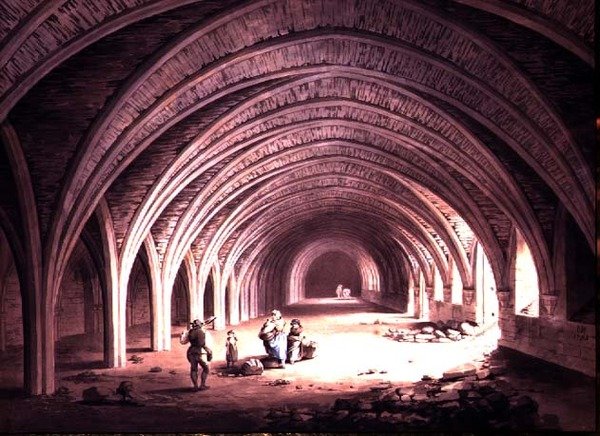 الدير في Fountains Abbey بواسطة جيمس هالفيني