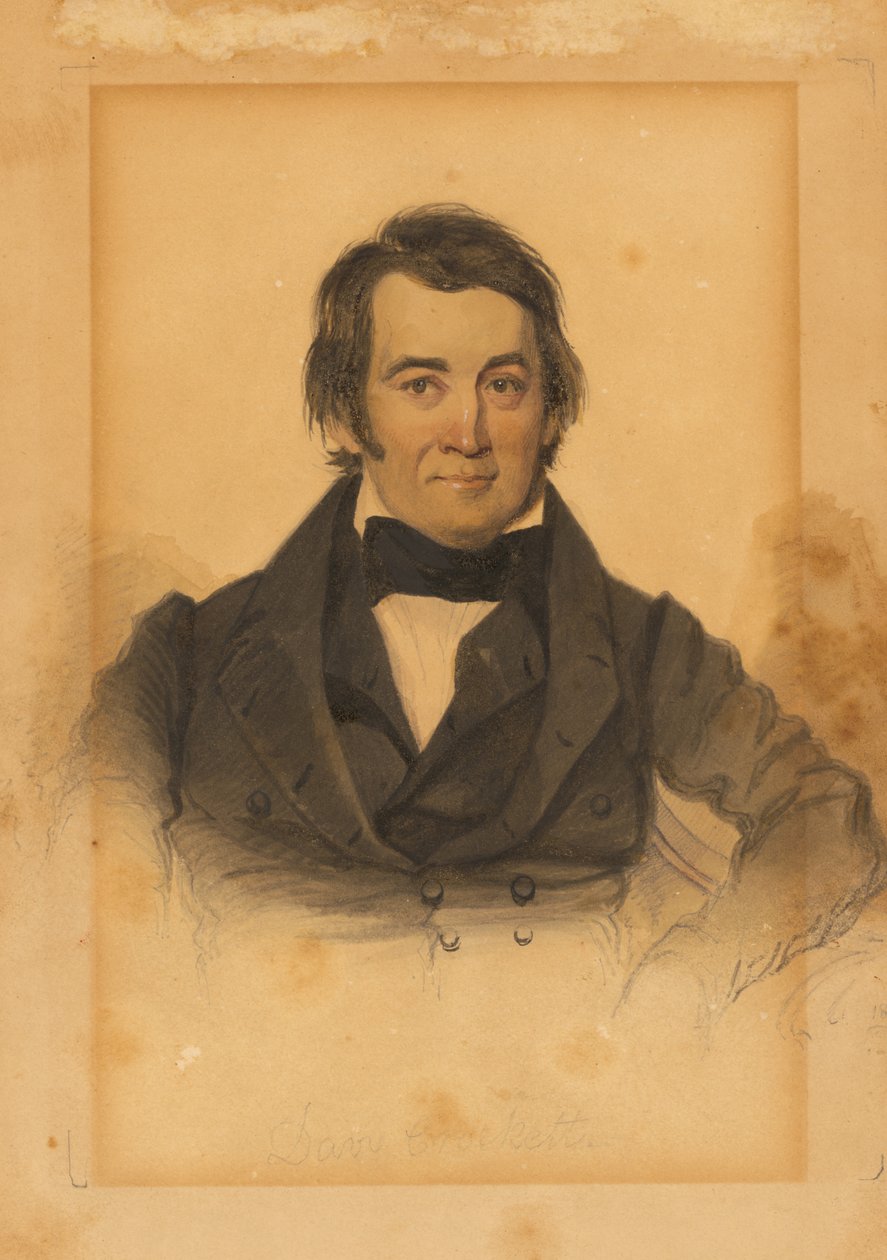 ديفيد كروكيت (1786-1836) بواسطة جيمس هاملتون شيغوغ