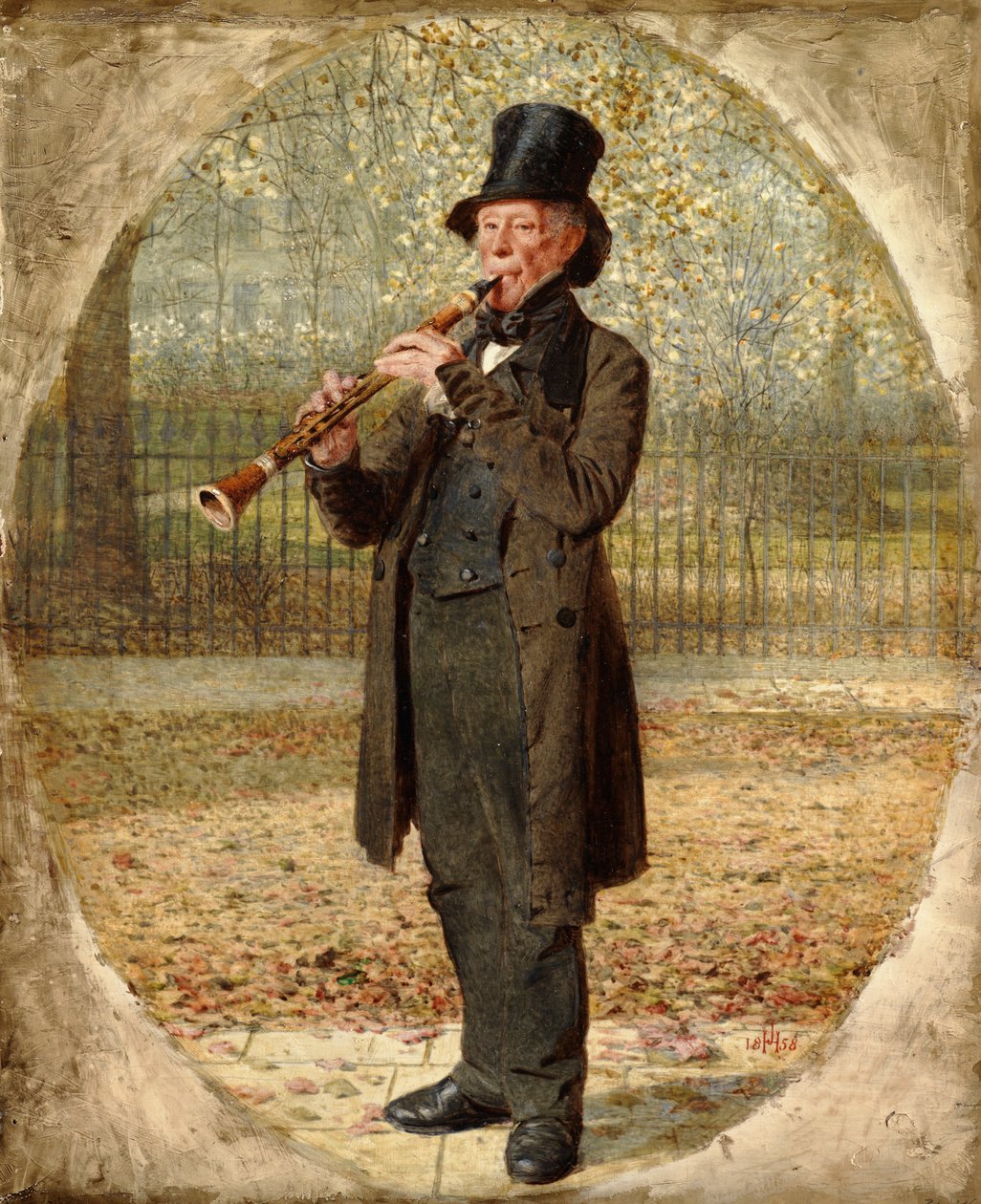 The Wandering Minstrel، 1858 بواسطة جيمس هيلار