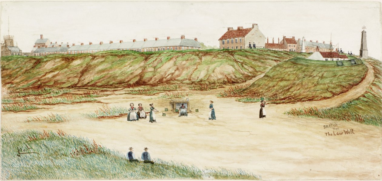 Sketch for the Law Well (ألوان مائية ، ألوان الجسم وقلم رصاص على ورق) بواسطة جيمس هنري كليت