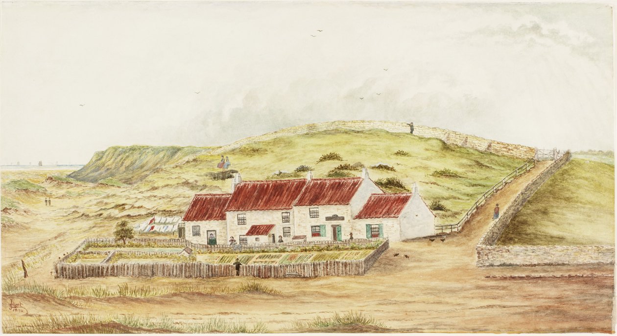 The Wash House Hill (Betty Heron&39;s Cottage) (ألوان مائية وألوان الجسم على الورق) بواسطة جيمس هنري كليت