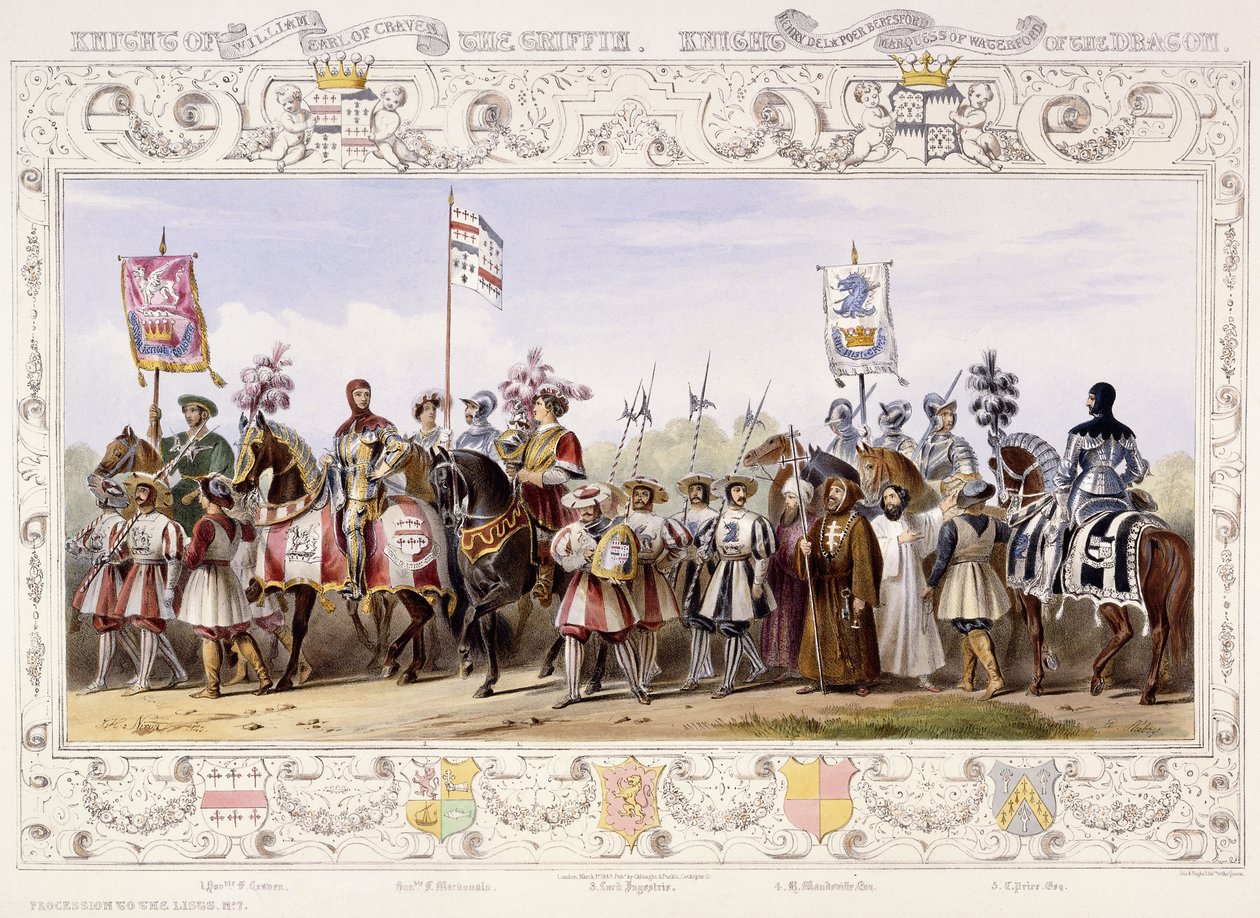 موكب إلى القوائم ، 1843 بواسطة جيمس هنري نيكسون
