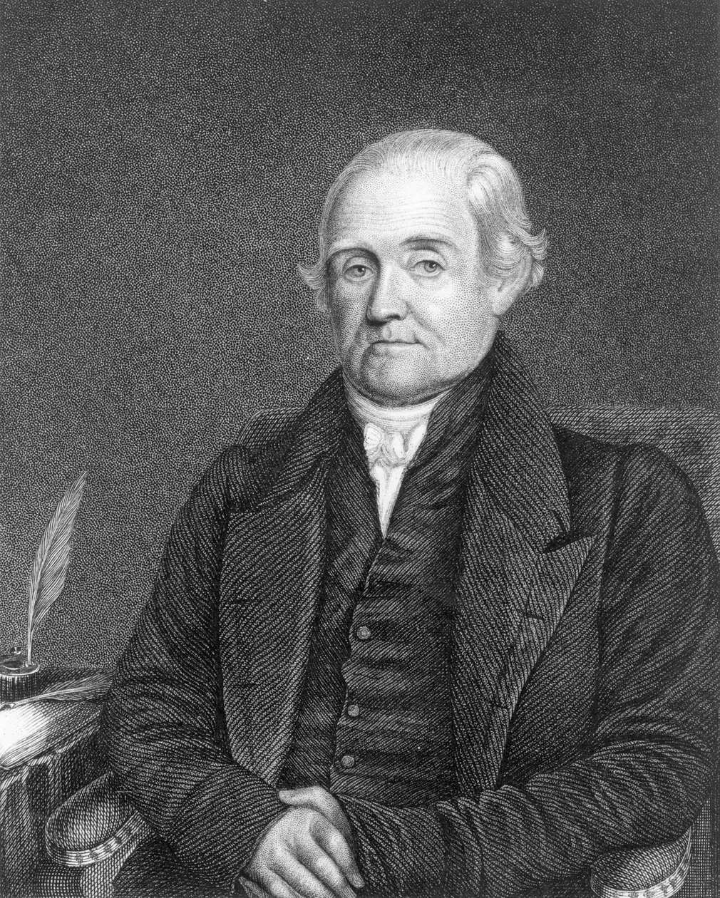 نوح ويبستر (1758-1843) منقوش من قبل جي باركر بواسطة جيمس هيرينج