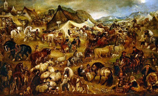 معرض الخيول (زيت على قماش) بواسطة جيمس هاو