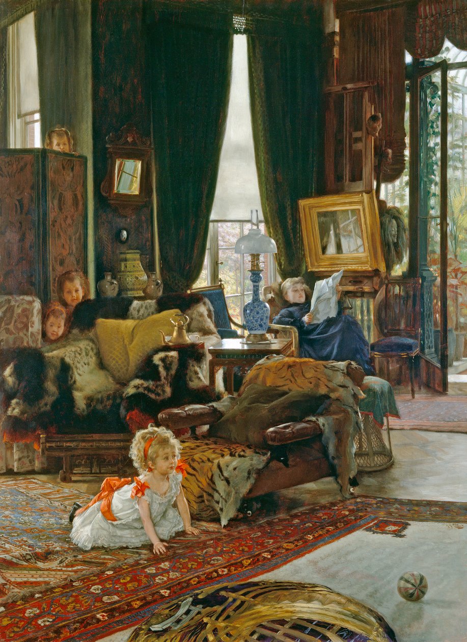 الاختباء ، ج 1887 (زيت على خشب) بواسطة جيمس جاك جوزيف تيسو