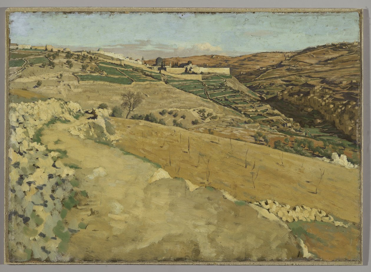 أورشليم وسلوام ، الجانب الجنوبي ، رسم توضيحي من "حياة ربنا يسوع المسيح" (زيت على ظهر السفينة) بواسطة جيمس جاك جوزيف تيسو
