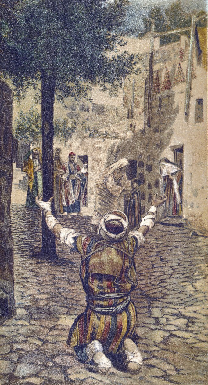 شفاء البرص في كفرناحوم - شفاء البرص في كفرناحوم - من "" حياة ربنا يسوع المسيح "- 1899 بقلم جيمس تيسو - رب العالمين يسوع المسيح ، بقلم جاك جوزيف (جاك جوزيف) تيسو ديت جيمس تيسو (1836-1902) بواسطة جيمس جاك جوزيف تيسو