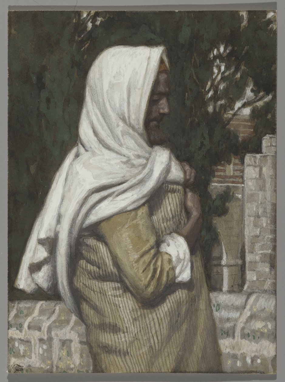 لعازر ، توضيح لحياة المسيح ، c.1886-94 (مرحاض وغواش على ورق مقوى) بواسطة جيمس جاك جوزيف تيسو