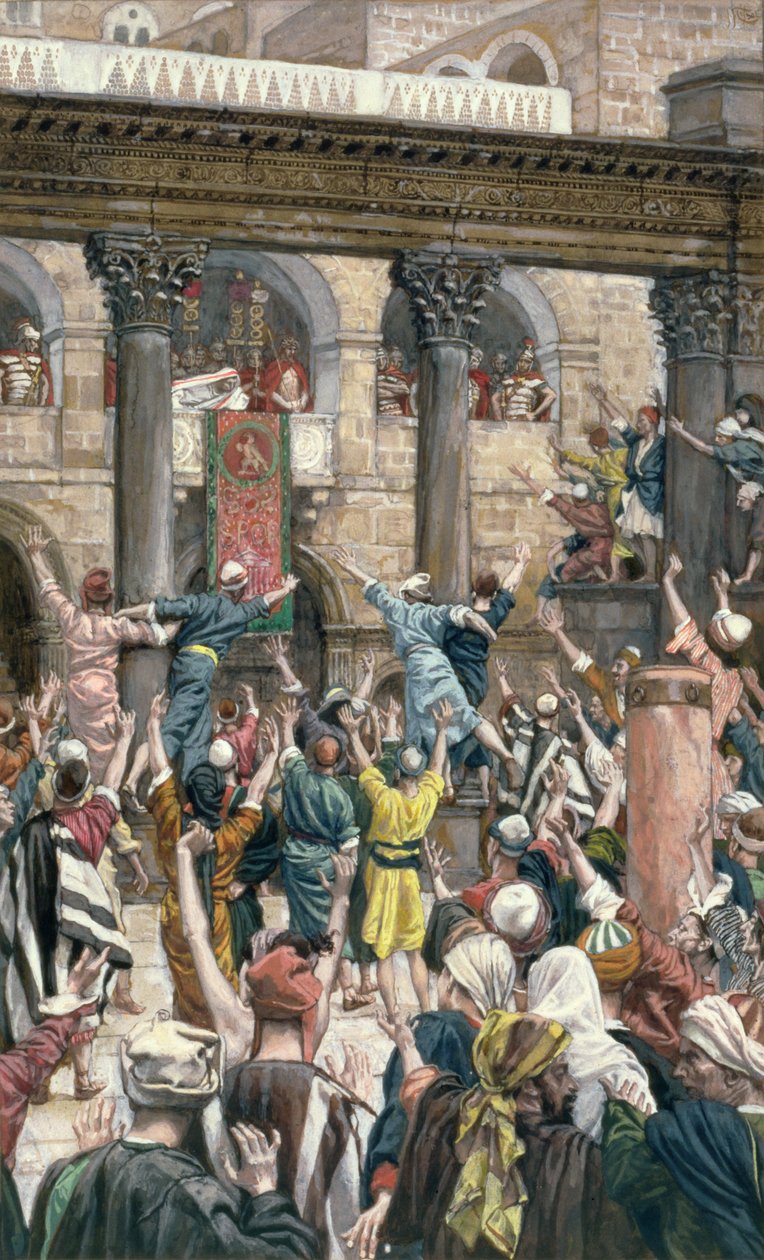 فليصلب ، توضيح لحياة المسيح ، c.1886-96 (غواش على ورق مقوى) بواسطة جيمس جاك جوزيف تيسو