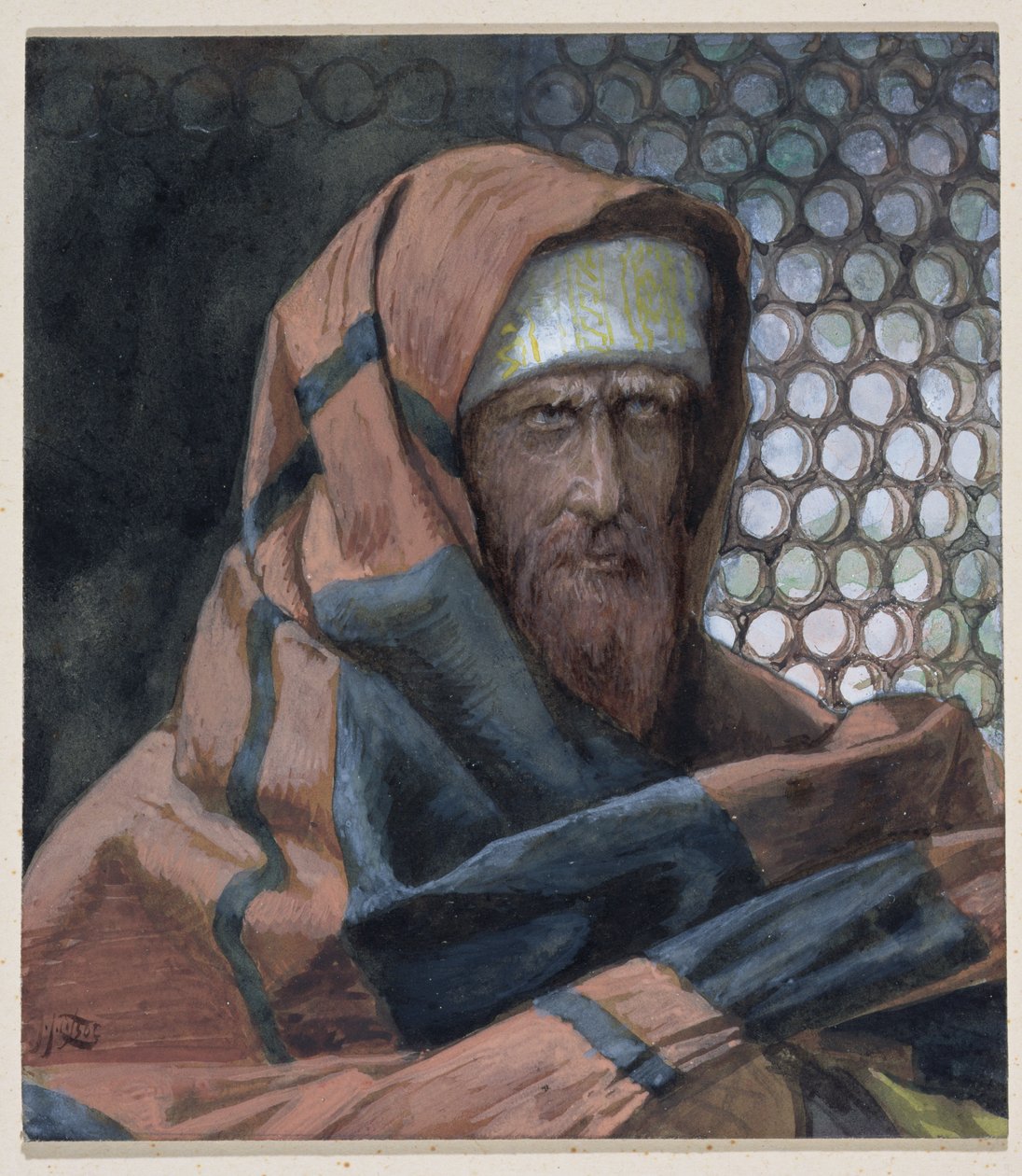 نيقوديموس ، رسم توضيحي لحياة المسيح ، c.1886-94 (مرحاض وغواش على ورق مقوى) بواسطة جيمس جاك جوزيف تيسو