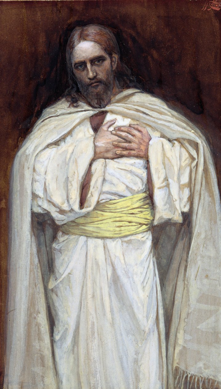ربنا يسوع المسيح ، توضيح لحياة المسيح ، c.1886-94 (مرحاض وغواش على ورق مقوى) بواسطة جيمس جاك جوزيف تيسو