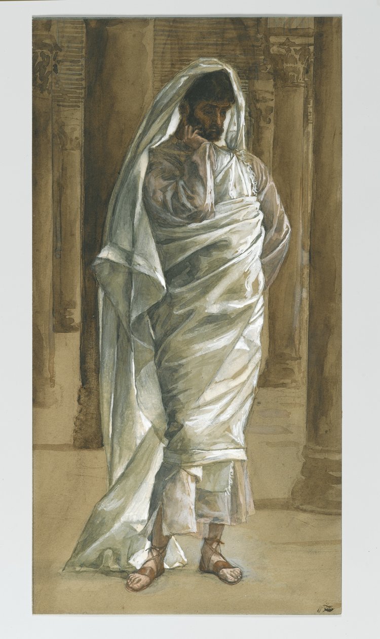 القديس توما ، توضيح من حياة ربنا يسوع المسيح ، 1886-1894 (مرحاض فوق الجرافيت على الورق) بواسطة جيمس جاك جوزيف تيسو