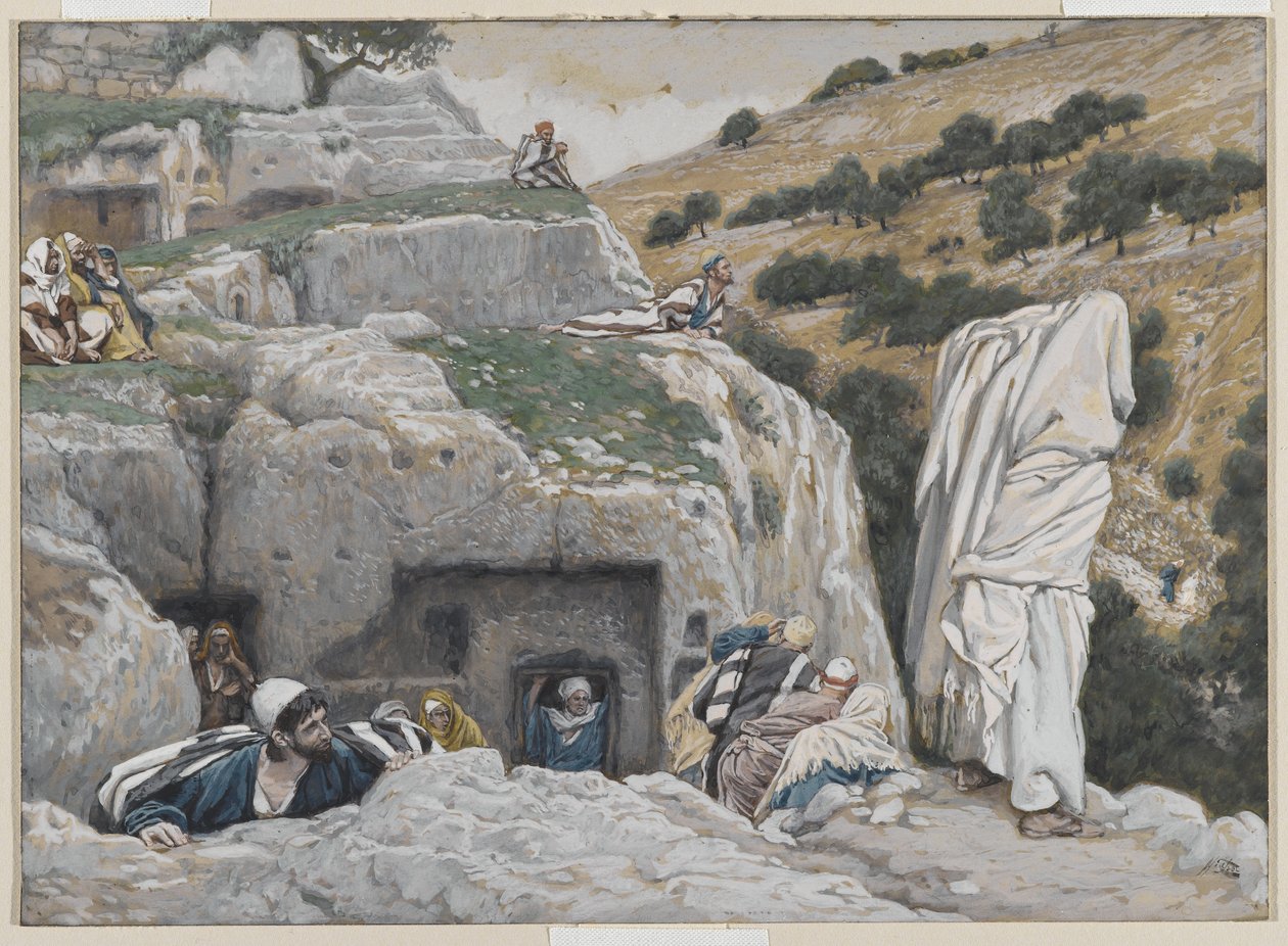 مكان إخفاء الرسل ، توضيح من حياة ربنا يسوع المسيح ، 1886-1894 (مرحاض على الجرافيت على ورق) بواسطة جيمس جاك جوزيف تيسو