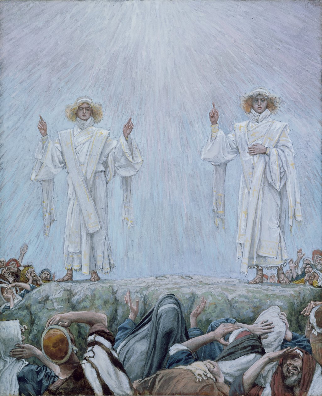 الصعود ، رسم توضيحي لحياة المسيح ، c.1884-96 (مرحاض وغواش على ورق مقوى) بواسطة جيمس جاك جوزيف تيسو