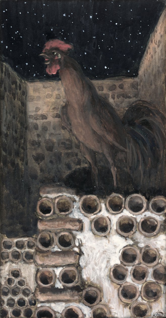 طاقم الديك ، توضيح لحياة المسيح ، c.1886-94 (مرحاض وغواش على ورق مقوى) بواسطة جيمس جاك جوزيف تيسو