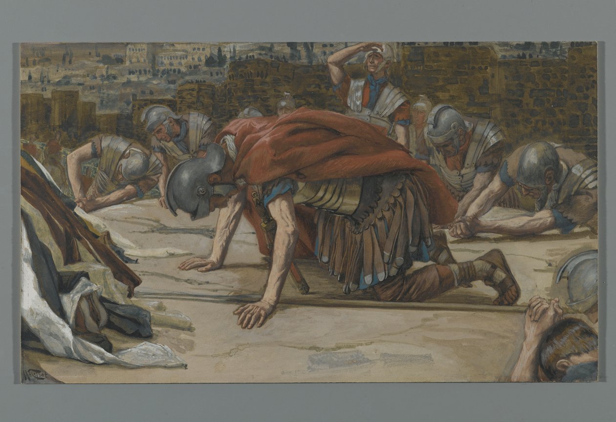 اعتراف قائد المئة ، توضيح من حياة ربنا يسوع المسيح ، 1886-1894 (مرحاض فوق الجرافيت على الورق) بواسطة جيمس جاك جوزيف تيسو