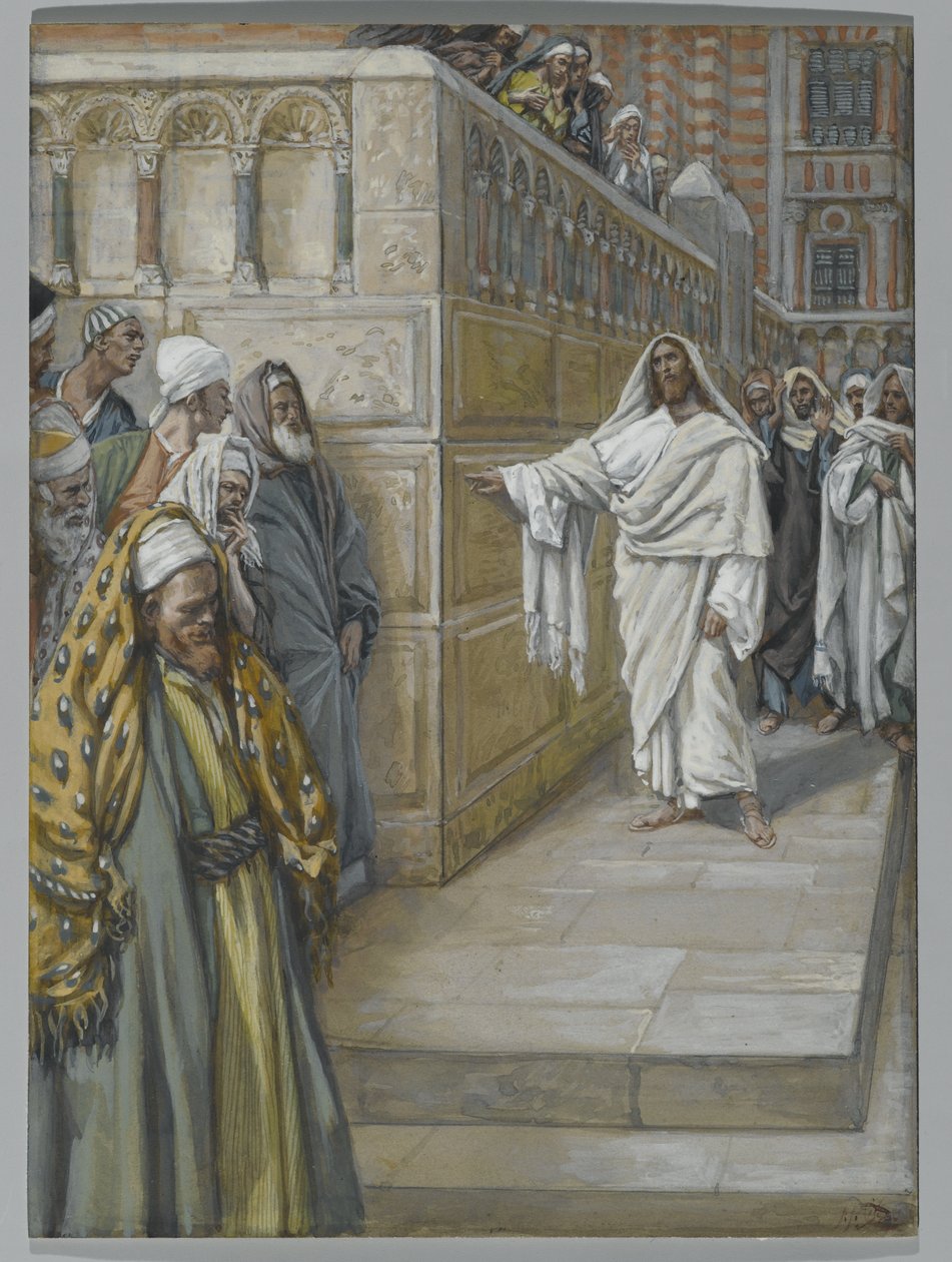 حجر الزاوية ، توضيح من حياة ربنا يسوع المسيح ، 1886-1894 (مرحاض فوق الجرافيت على ورق) بواسطة جيمس جاك جوزيف تيسو