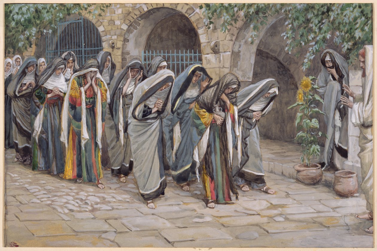 المرأة المقدسة ، توضيح لحياة المسيح ، c.1886-94 (مرحاض وغواش على ورق مقوى) بواسطة جيمس جاك جوزيف تيسو