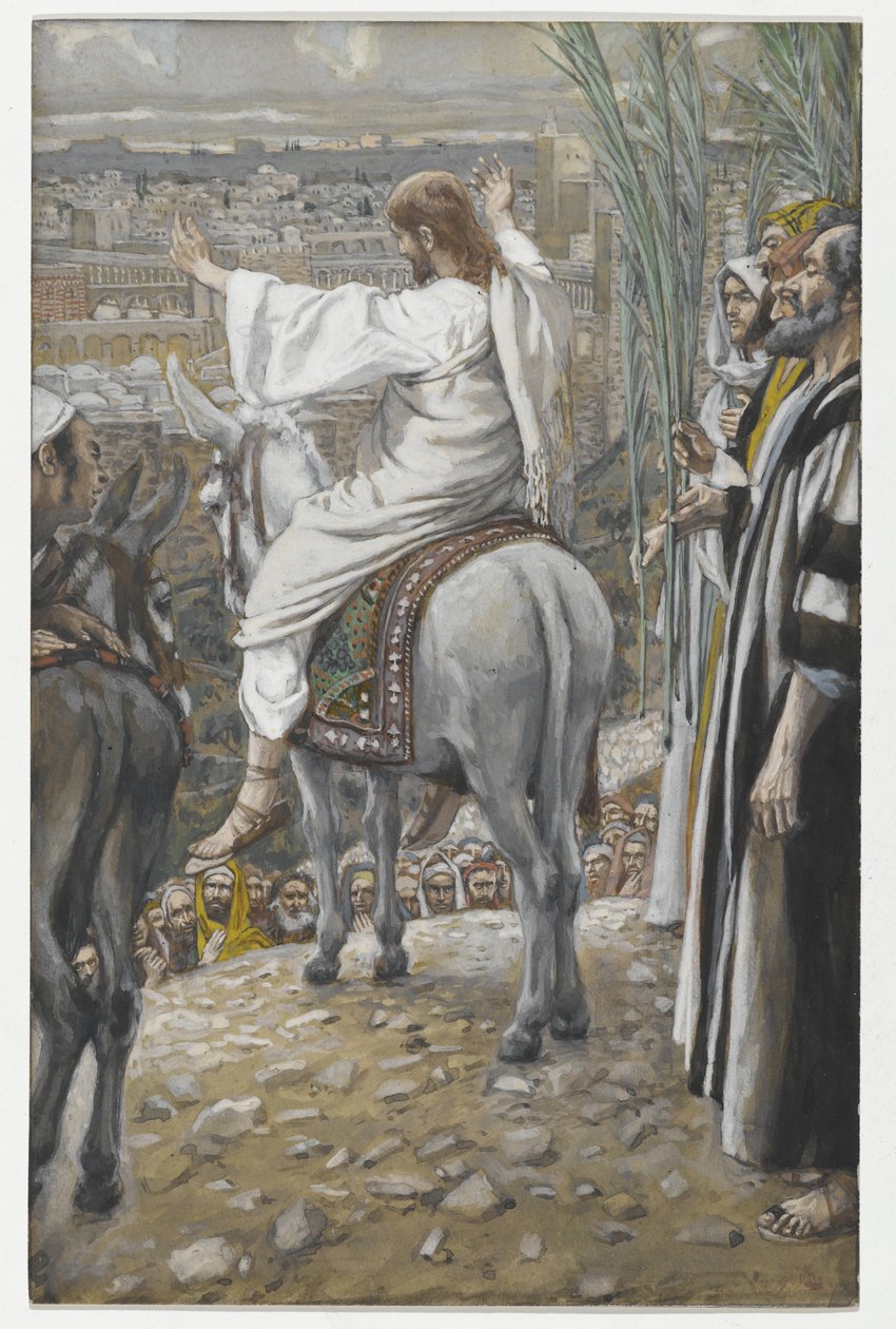 الرب يبكي ، توضيح من حياة ربنا يسوع المسيح ، 1886-1894 (مرحاض فوق الجرافيت على الورق) بواسطة جيمس جاك جوزيف تيسو