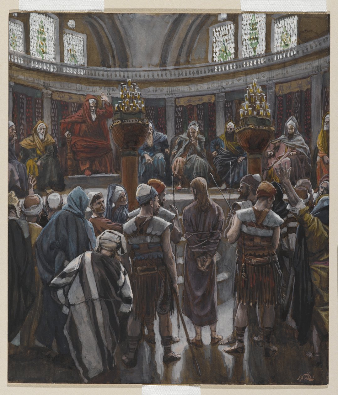 حكم الصباح ، توضيح من حياة ربنا يسوع المسيح ، 1886-1894 (مرحاض فوق الجرافيت على الورق) بواسطة جيمس جاك جوزيف تيسو