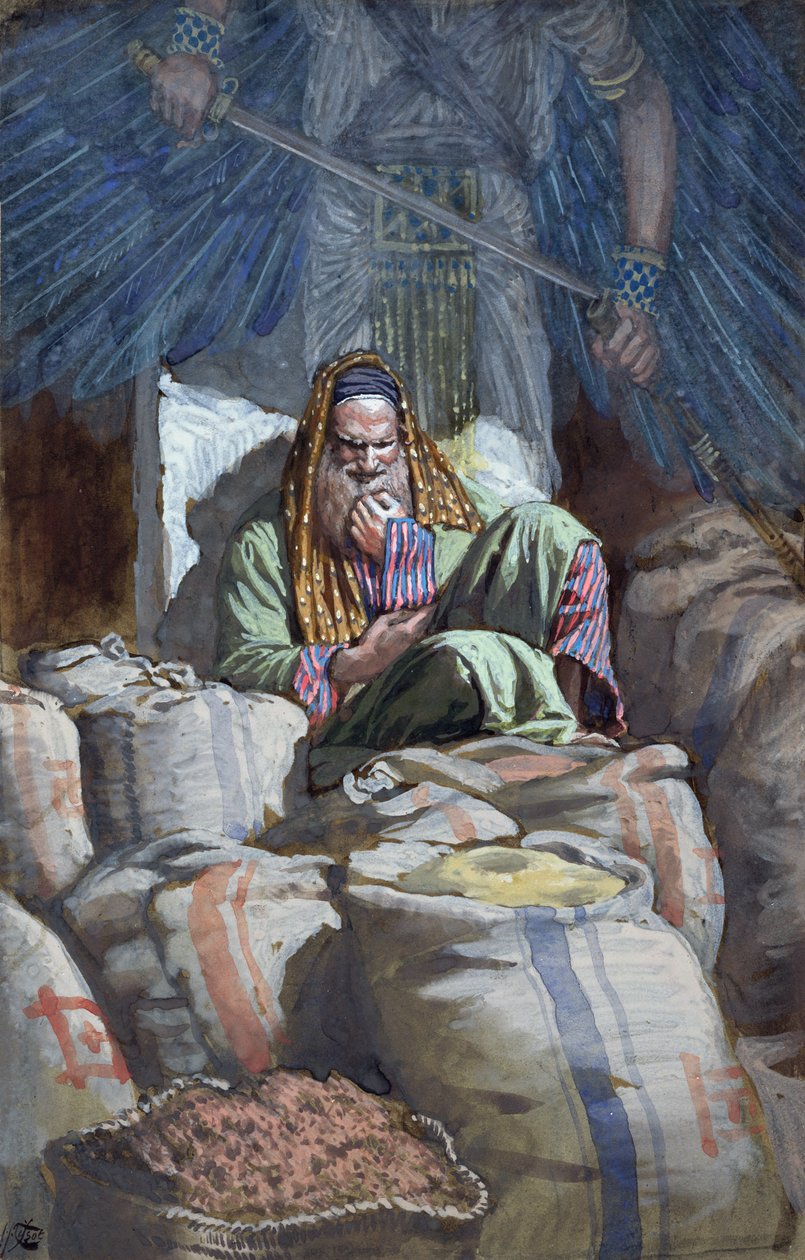 أنت أحمق ، هذه الليلة يجب أن يطلب منك روحك ، توضيح لحياة المسيح ، c.1886-94 (مرحاض وغواش على ورق مقوى) بواسطة جيمس جاك جوزيف تيسو