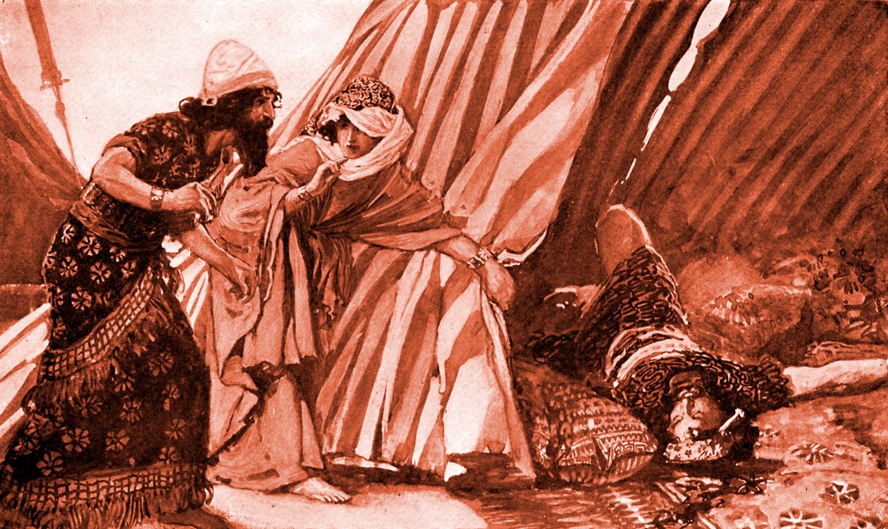 ياعيل يظهر باراك سيسرا ميتا - الكتاب المقدس بواسطة جيمس جاك جوزيف بعد تيسو