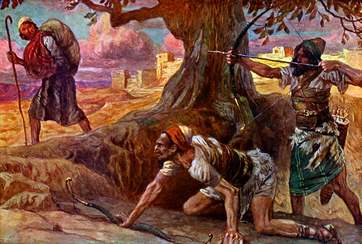 مزمور 64 (LXIV) من قبل جيمس جيمس تيسو - الكتاب المقدس بواسطة جيمس جاك جوزيف بعد تيسو
