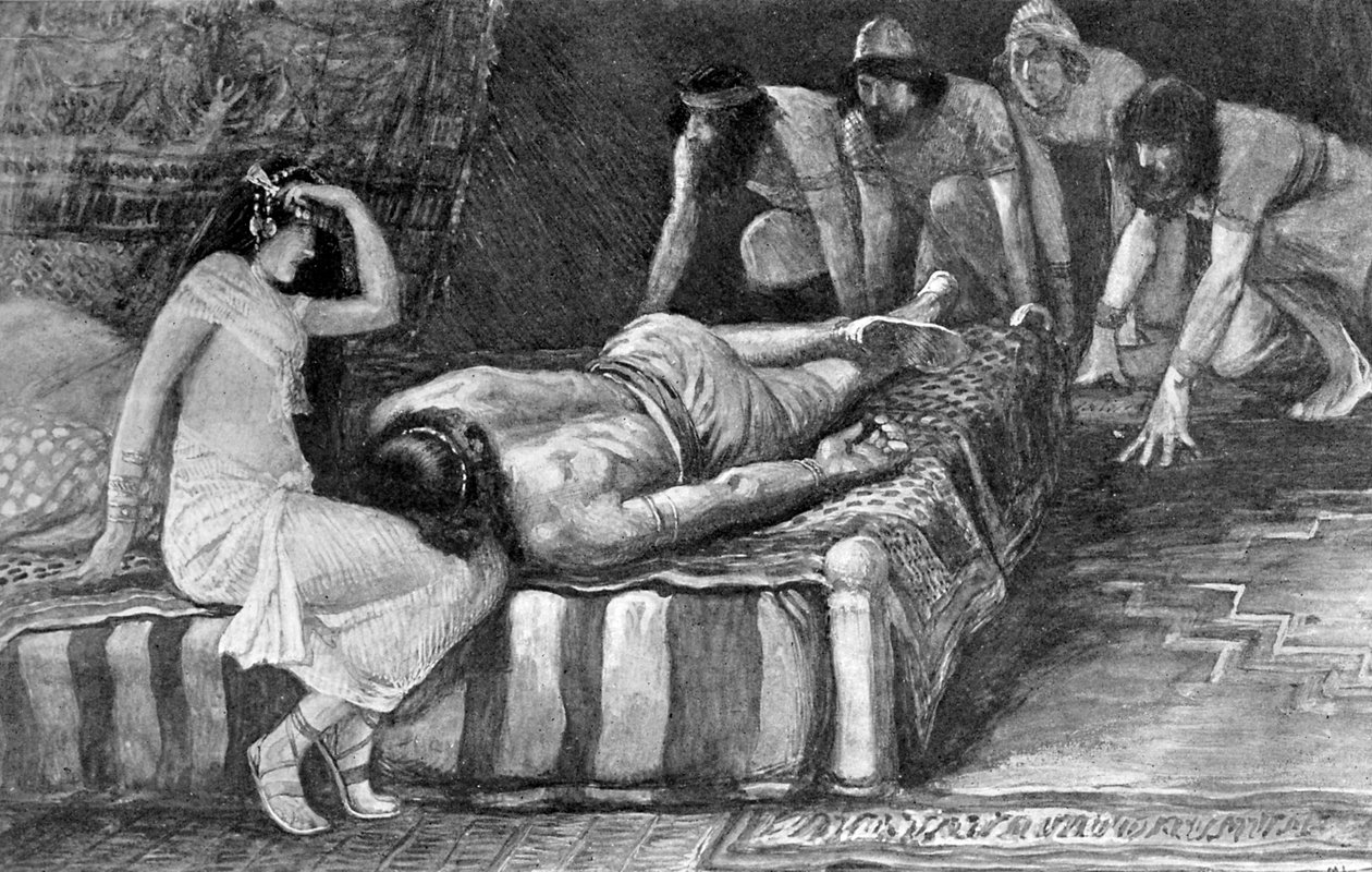 شمشون سجين بواسطة تيسو - الكتاب المقدس بواسطة جيمس جاك جوزيف بعد تيسو