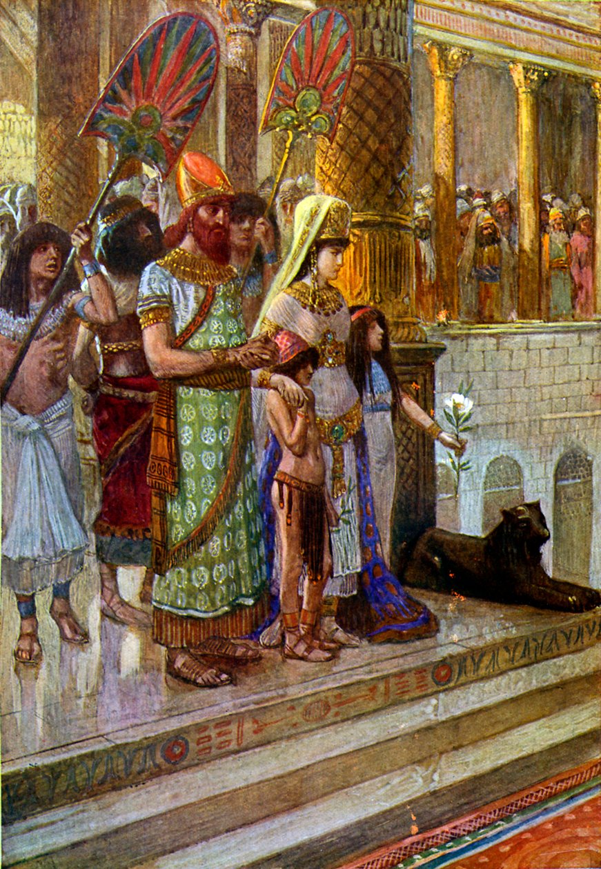 سليمان وملكة سبأ تيسو - الكتاب المقدس بواسطة جيمس جاك جوزيف بعد تيسو