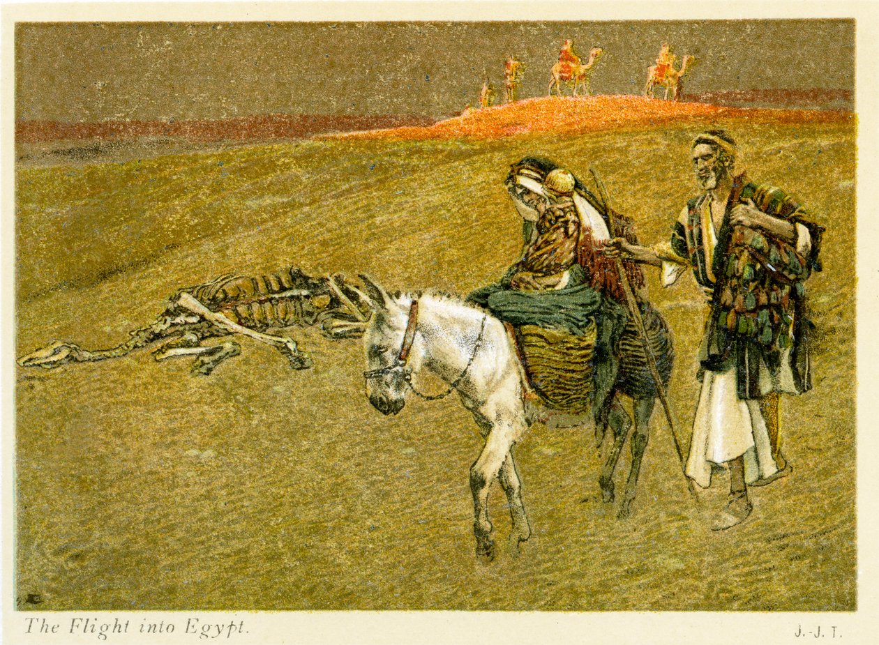 الرحلة إلى مصر ، القديس متى - الفصل 2 - الكتاب المقدس بواسطة جيمس جاك جوزيف بعد تيسو