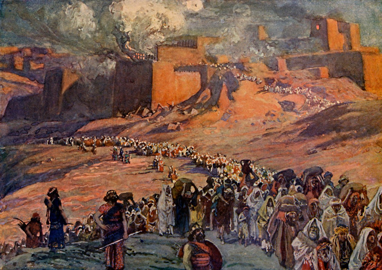 هروب الأسرى ، بواسطة تيسو ـ الكتاب المقدس بواسطة جيمس جاك جوزيف بعد تيسو