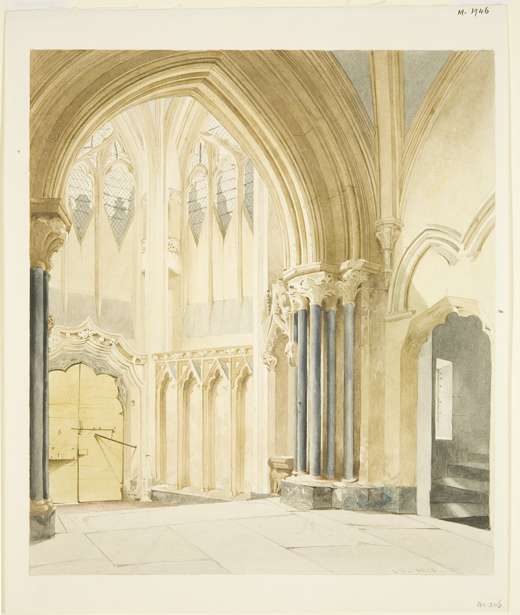 North Porch of St Mary Redcliffe, looking North بواسطة جيمس جونسون