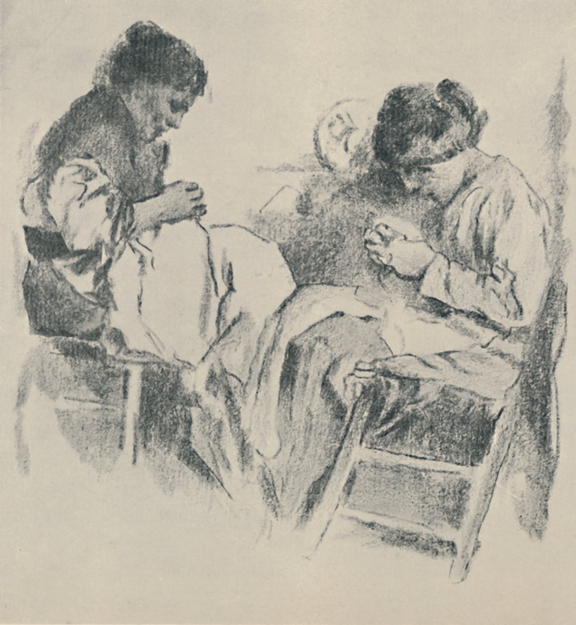 الخياطات الإسبانية ، 1919 بواسطة جيمس كير لوسون