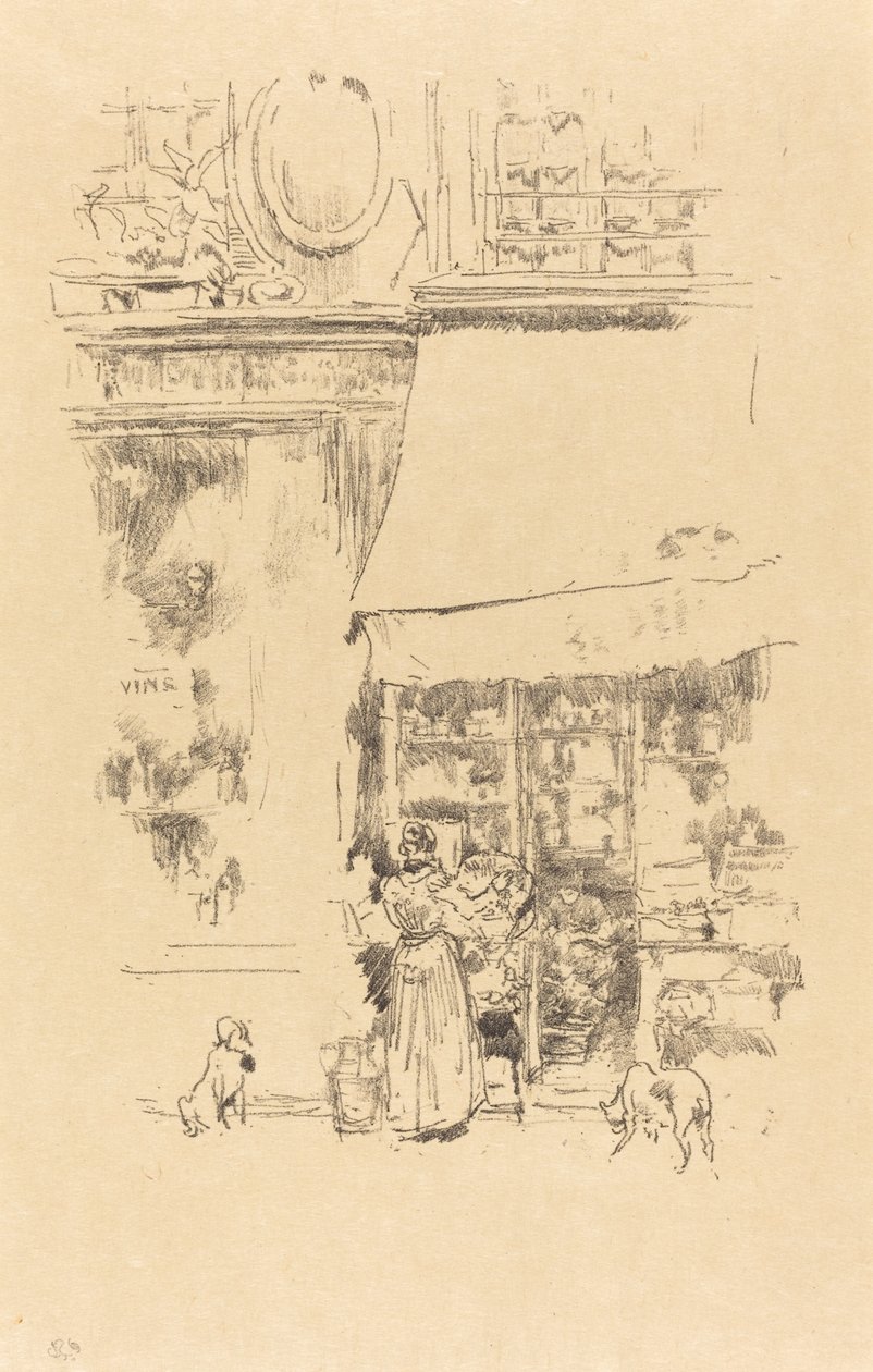 The Fruitière of the rue de Grenelle بواسطة جيمس أبوت ماكنيل ويسلر