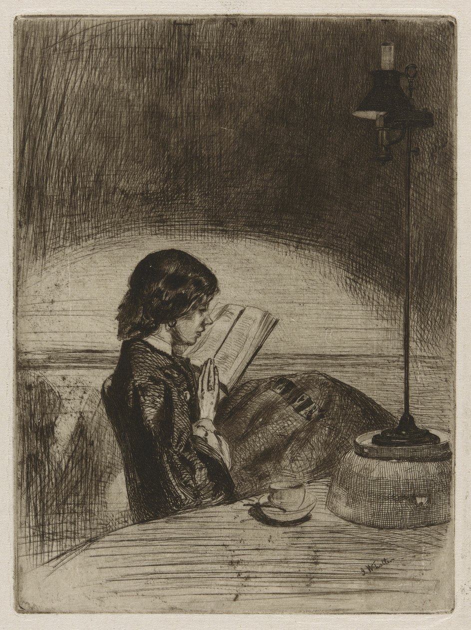 القراءة بواسطة Lamplight بواسطة جيمس أبوت ماكنيل ويسلر