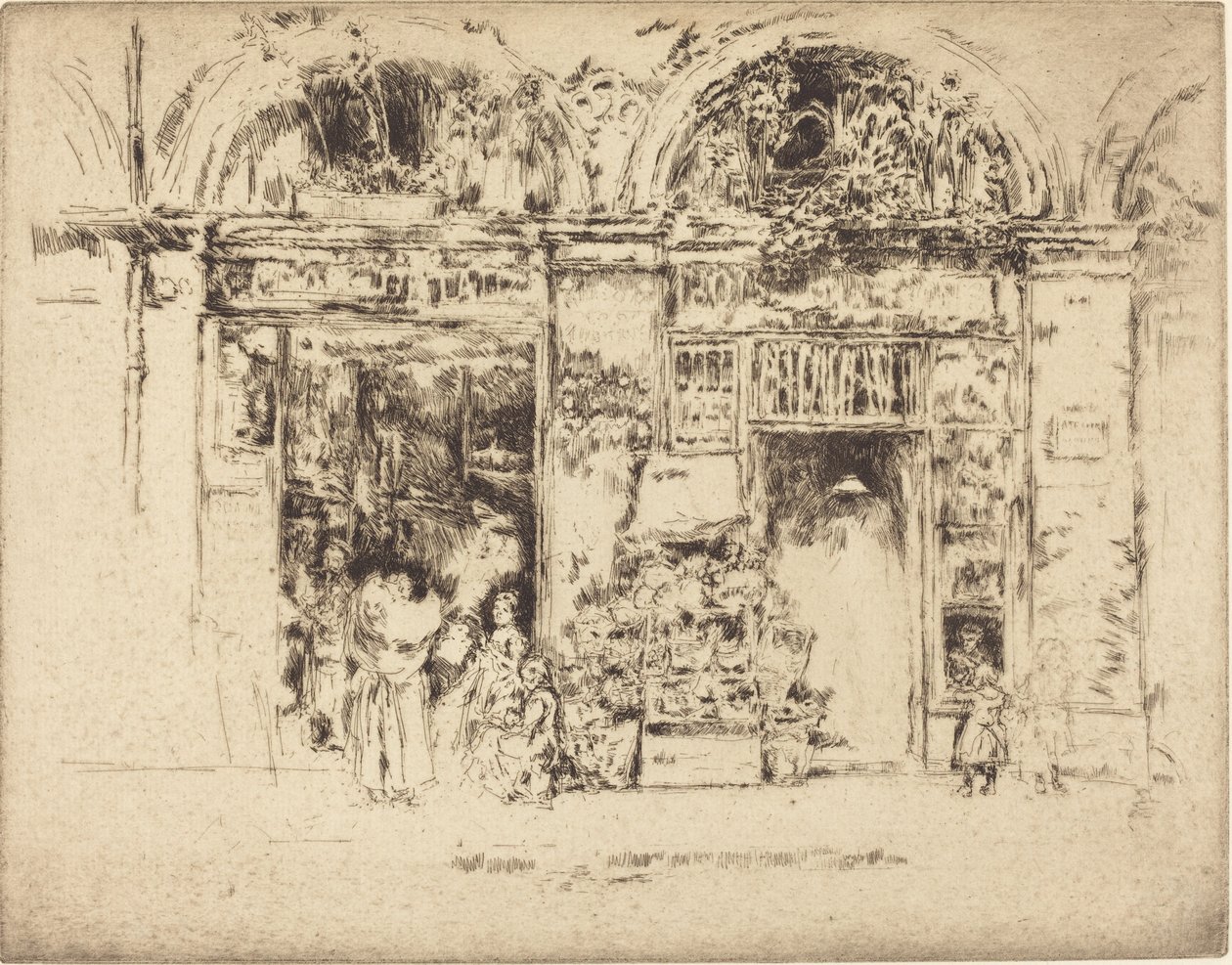 عباد الشمس ، شارع des Beaux-Arts بواسطة جيمس أبوت ماكنيل ويسلر
