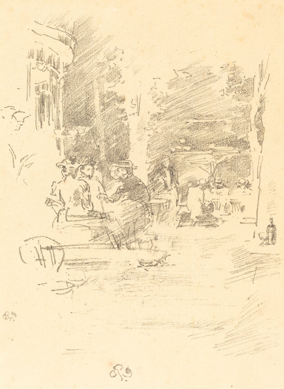 The Little Cafe au Bois بواسطة جيمس أبوت ماكنيل ويسلر