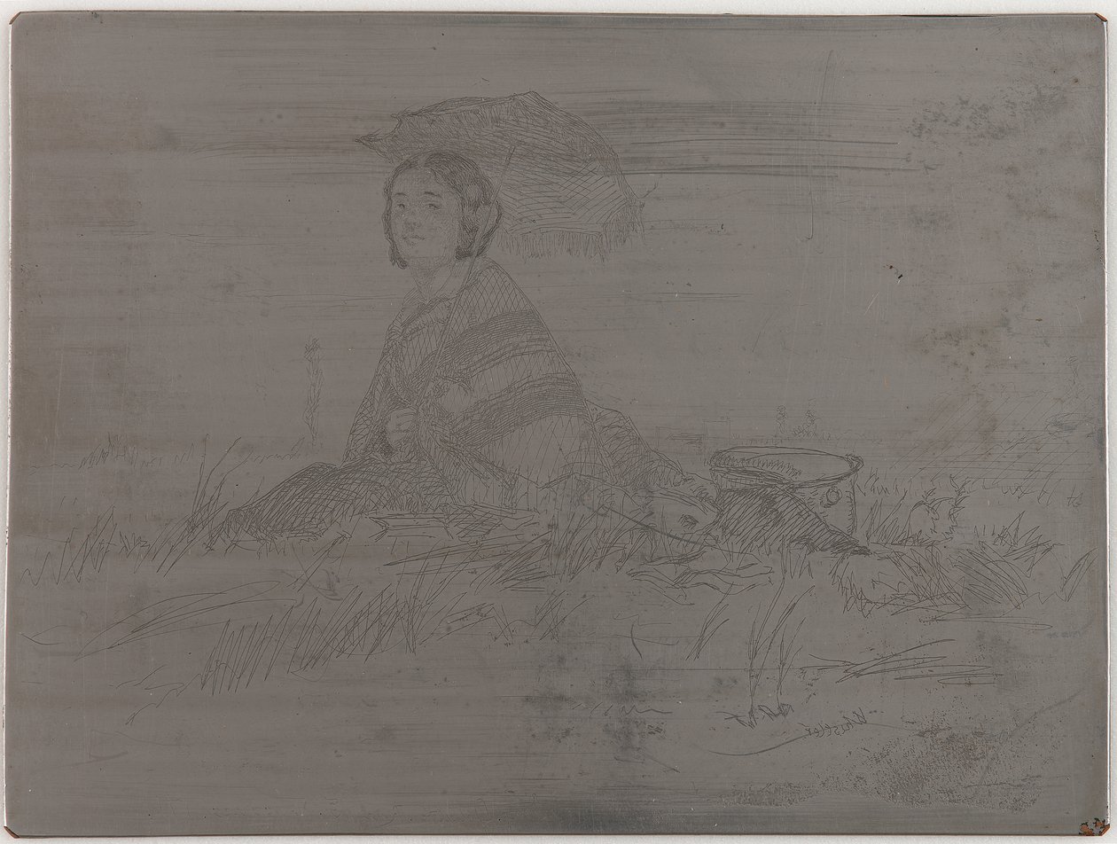 <em>En Plein Soleil</em> . لوحة غير مُلغاة من اثني عشر نقشًا من الطبيعة (المجموعة الفرنسية) بواسطة جيمس أبوت ماكنيل ويسلر