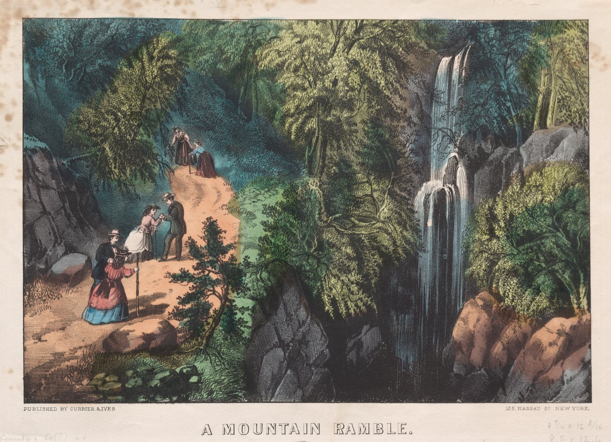 جبل الرملة ، ج. 1872-1874. بواسطة جيمس ميريت آيفز