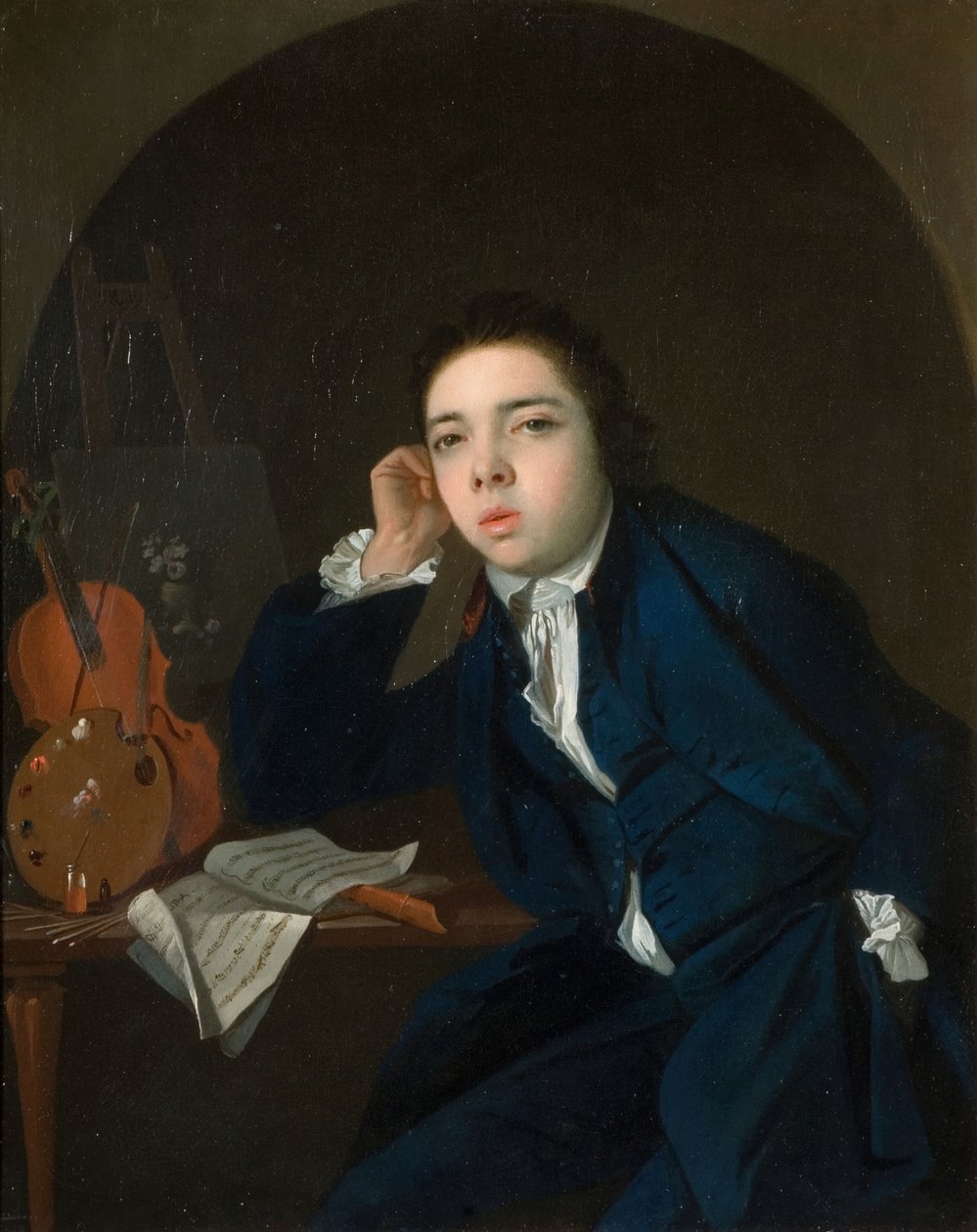 بورتريه ذاتي ، 1766. بواسطة جيمس ميلر