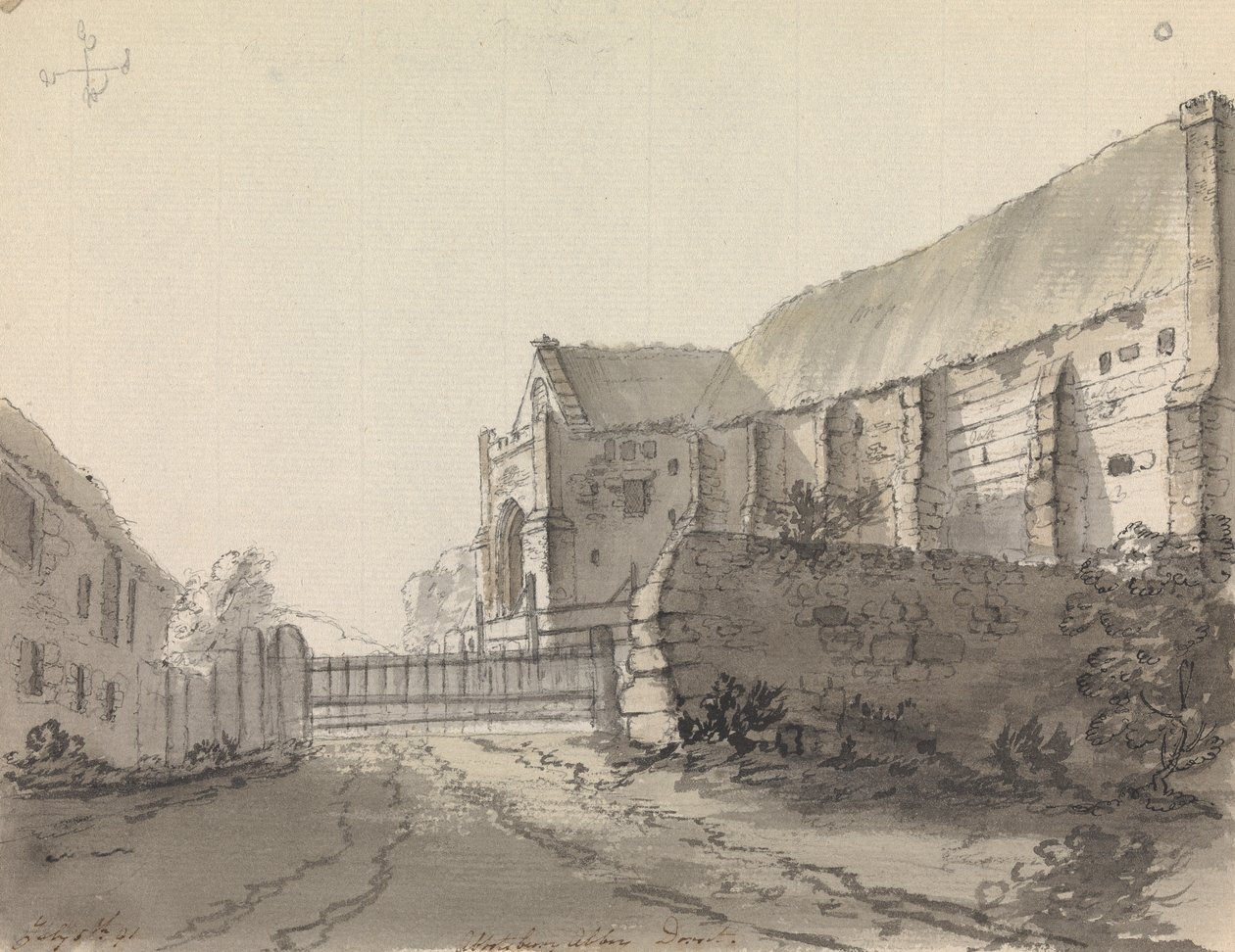 Abbotsbury Abbey ، دورست ، إنجلترا بواسطة جيمس مور