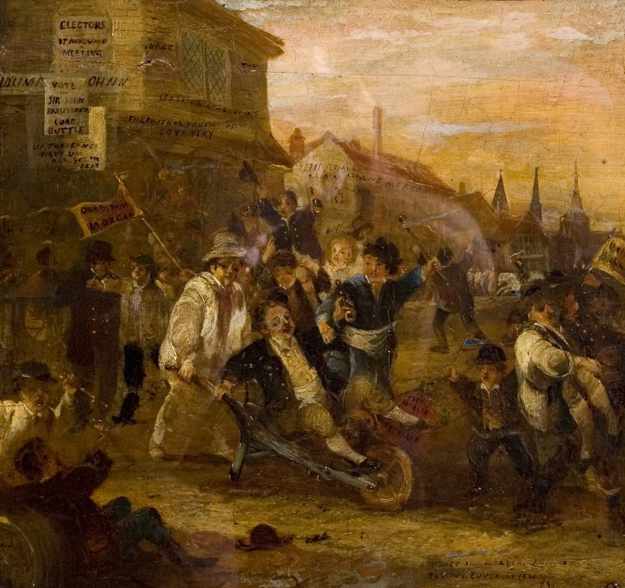 أعمال الشغب الانتخابية في كوفنتري ، 1861 بواسطة جيمس بولارد