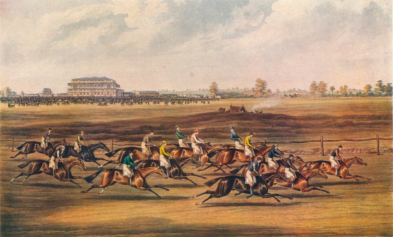 السباق نحو سانت ليجيه ستيكس ، 1836. استحسان - في حالة جيدة ، 1837. بواسطة جيمس بولارد
