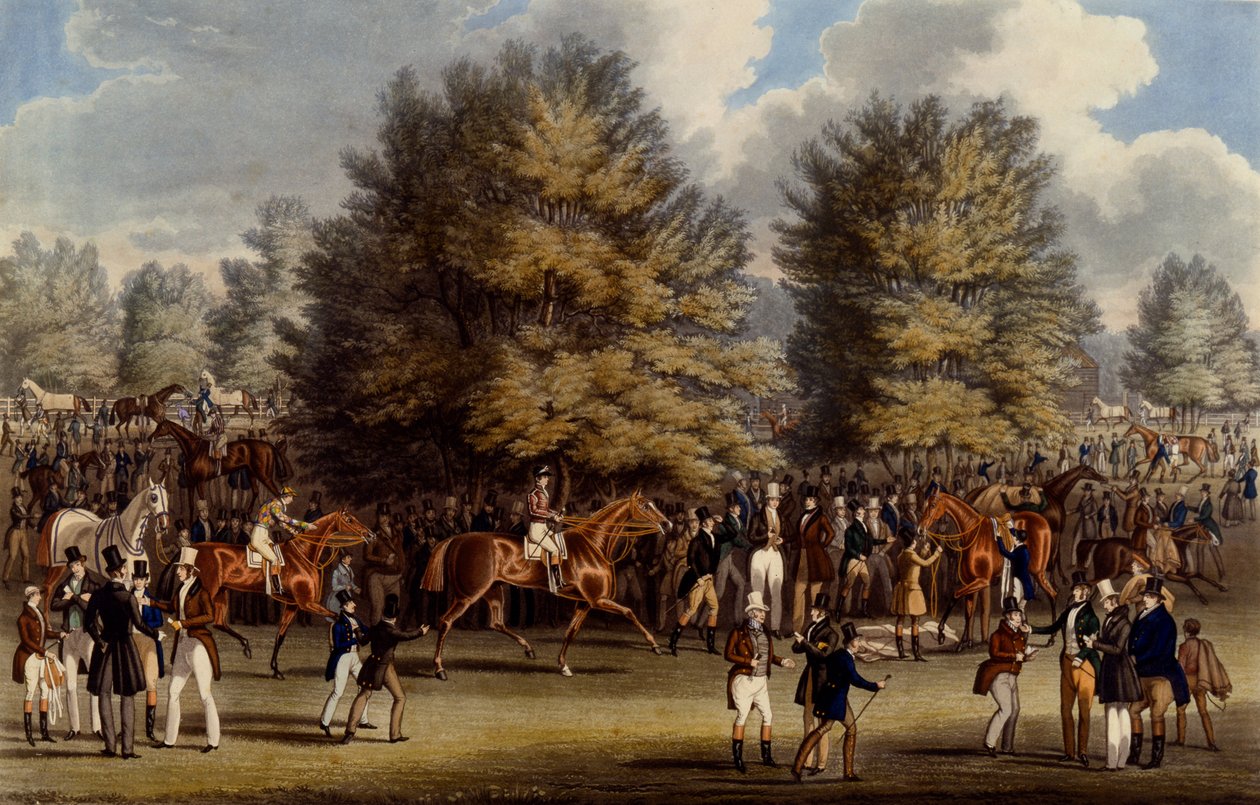 سرقة في وارن ، طباعة تشارلز هانت ، 1836 (أكواتينت) بواسطة جيمس بولارد