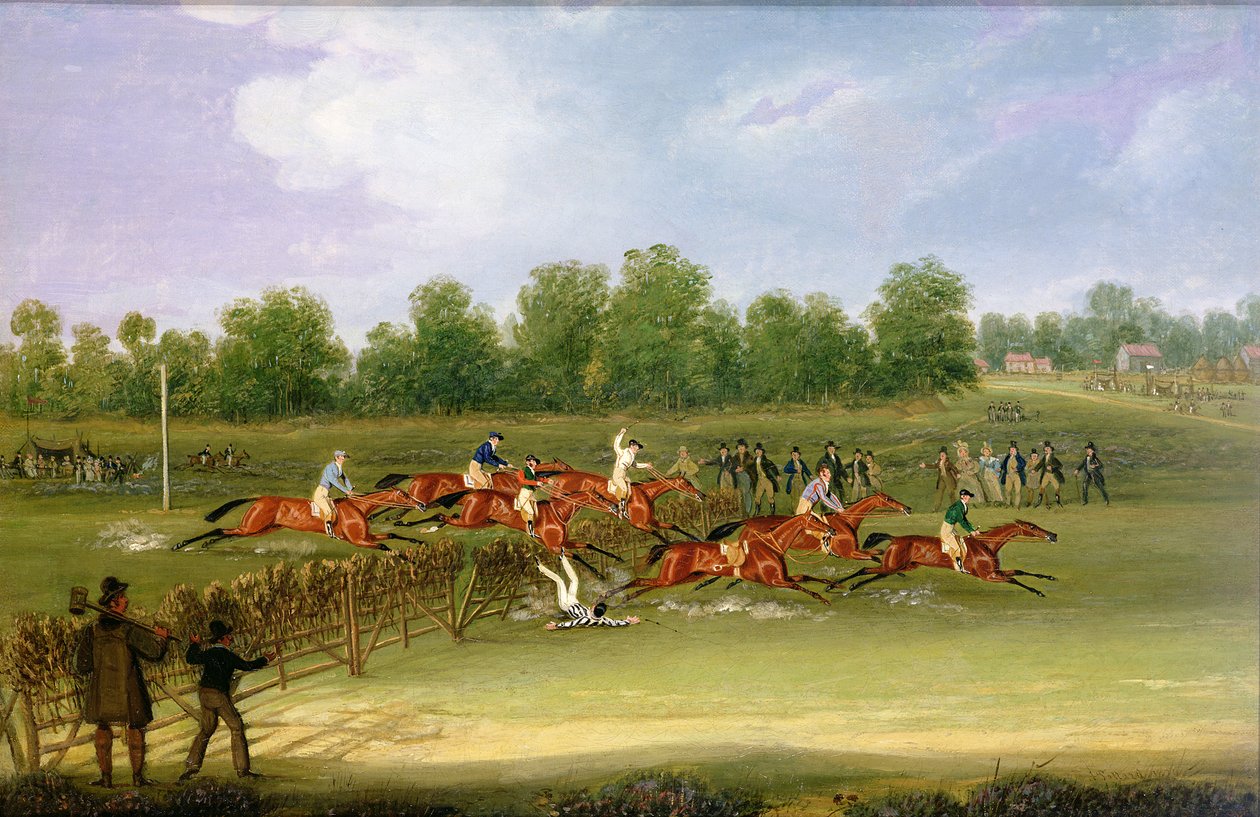 St Albans Tally-Ho Stakes, May 22nd 1834 (oil on canvas) بواسطة جيمس بولارد