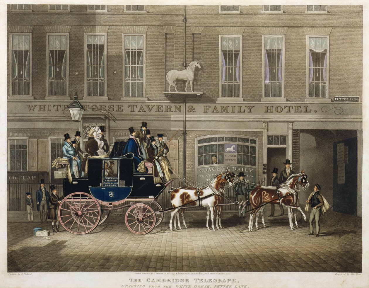 "The Cambridge Teelgraph" ، وايت هورس ، فيتر لين ، لندن بواسطة جيمس بولارد