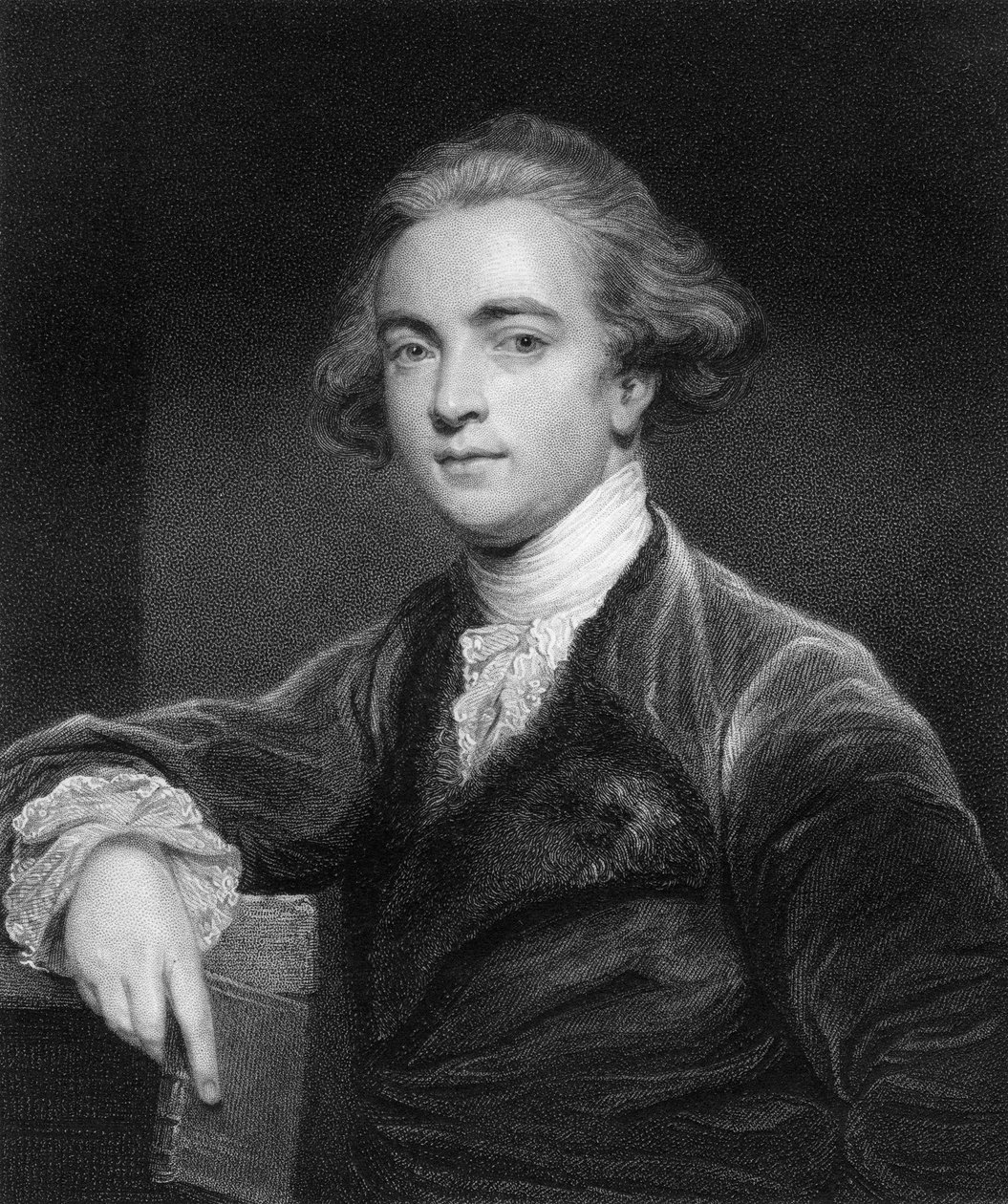 السير ويليام جونز ، عالم اللغة الإنجليزية في القرن الثامن عشر ، 1836. بواسطة جيمس بوسيل وايت