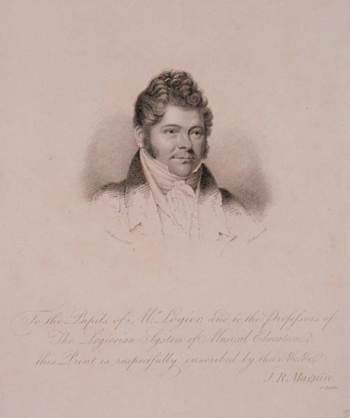 صورة يوهان برنهارد لوجير (1777-1846) نقشها إتش ماير (نقش) بواسطة جيمس روبرت (بعد) ماجواير